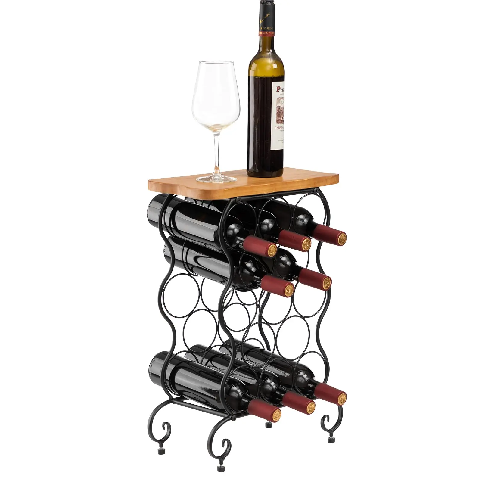 

Freestanding wine bottle rack, bracket, storage, table bar, wine cabinet at home