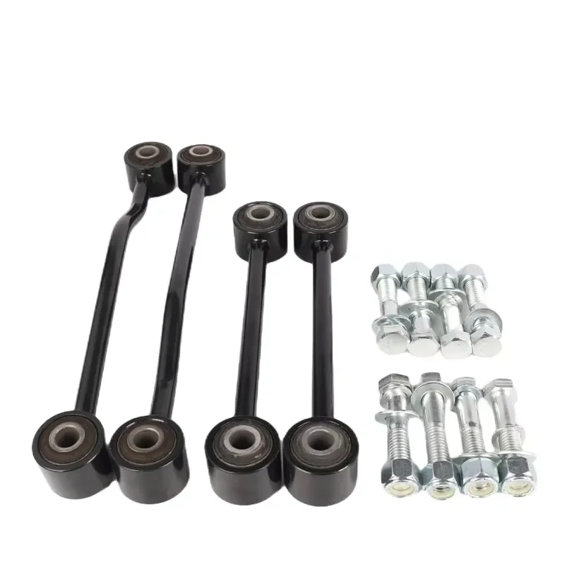 4-Piece High Quality Steel Front Stabilizer End Link Kit for Wrangler JL Black Edition with 3-Year Warranty KEJKS OEM