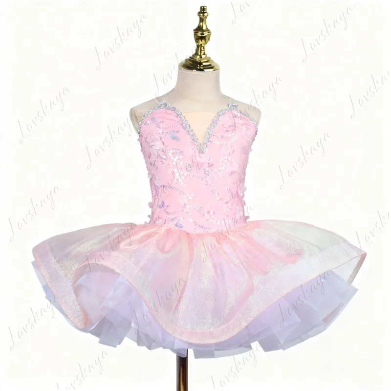 

Детские танцевальные костюмы — наряды для выступлений с пышной юбкой, платья принцессы-бабочки для детского сада, балетные костюмы для выступлений