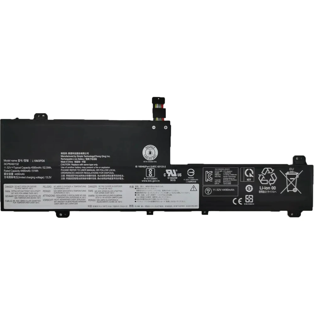 7XINbox L19L3PD6 L19M3PD6 L19C3PD6 L19D3PD6 11.55V 52.5Wh Laptop Battery For Lenovo Flex 5-15IIL05 5-14ARE05 82DF 81X1 81X2 C550