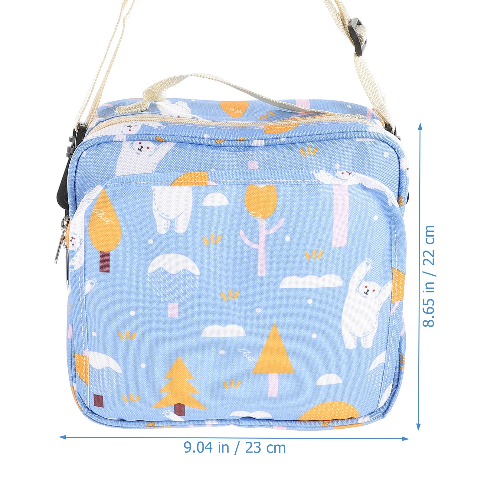 Luiertas Tote Ruime multifunctionele reistas Verstelbare riem Crossbody Babyluier Organizer Tote Kinderwagenaccessoires