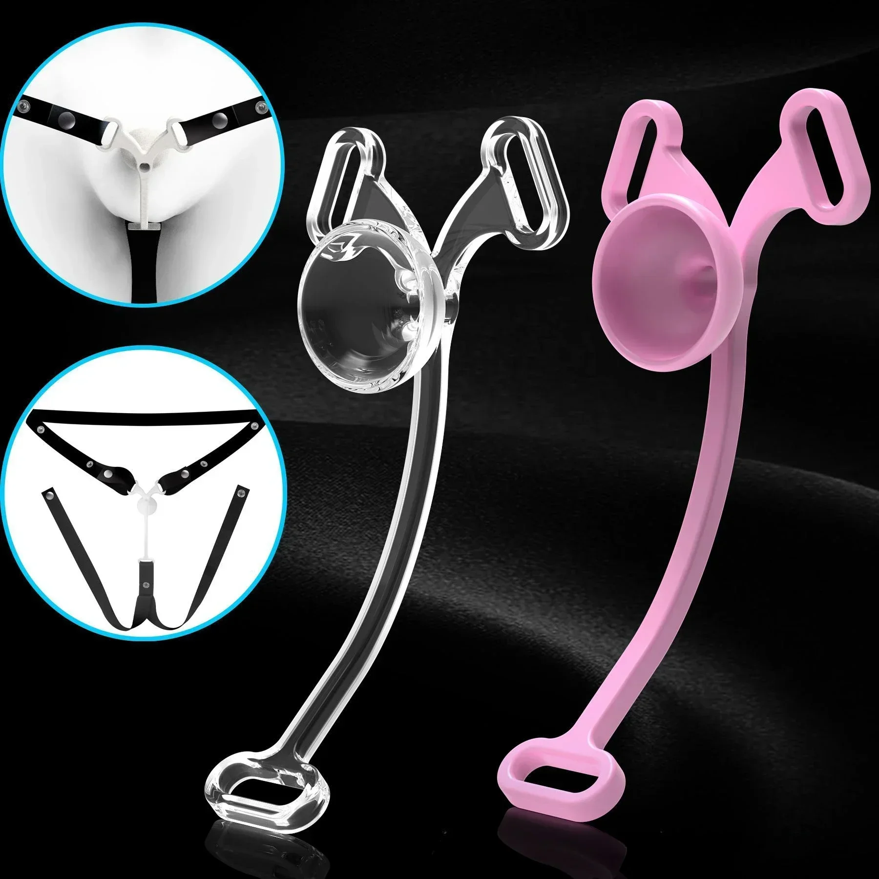 Clip Inverted Male Belt for Bondage Premium Sissy Chastity Cage with Flat Design Erotic Sex Toy for Male to Female Pleasure