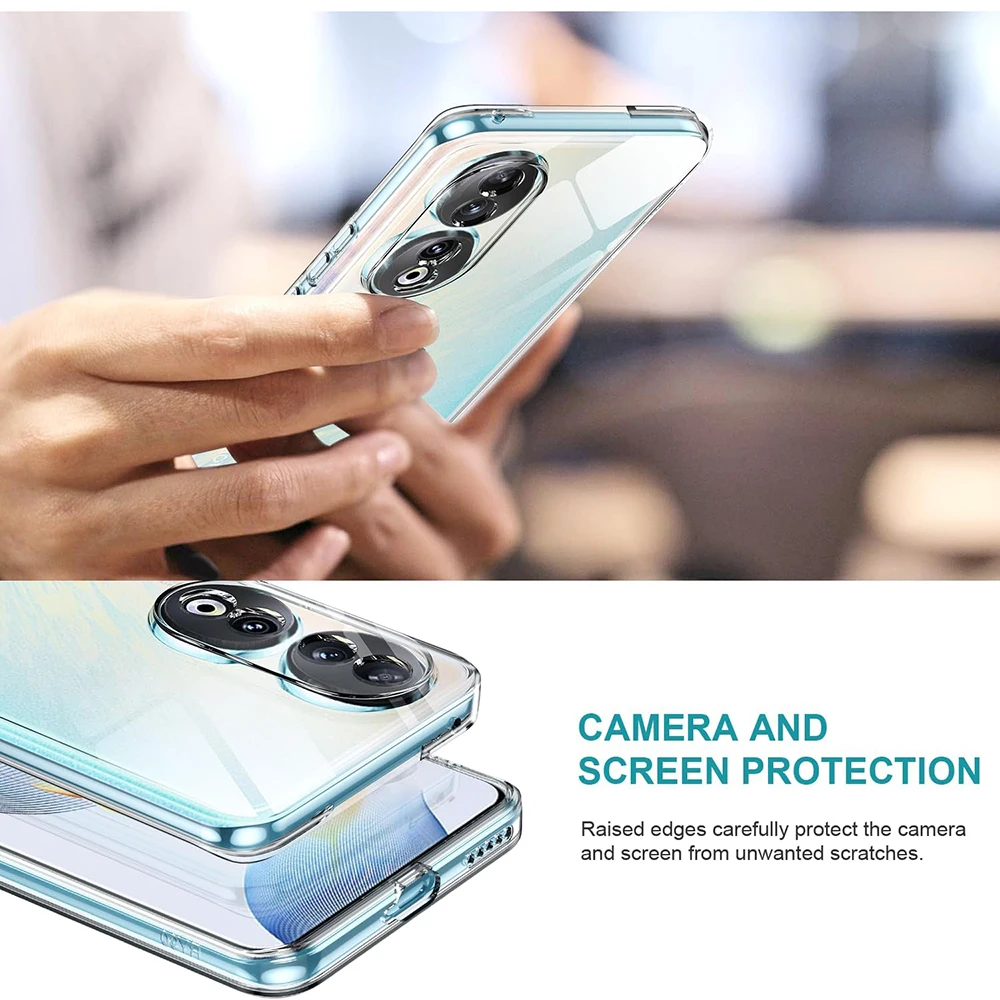 Ultra Thin Silicone Soft Case For Huawei Honor 200 90 70 50 Lite Pro X7 X8 X9 X7A X8A X9A X7B X8B X9B 4G 5G Clear TPU Back Cover view 2