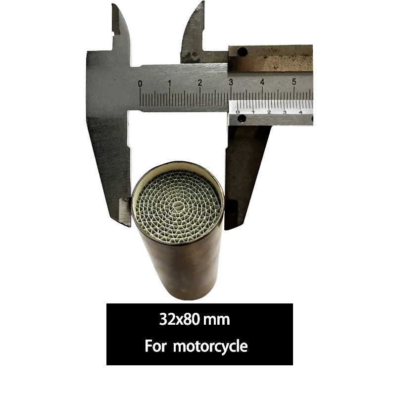 

Autobike three-way catalytic converter honeycomb liner 32*80mm For Motorcycle exhaust pipe muffler universal use