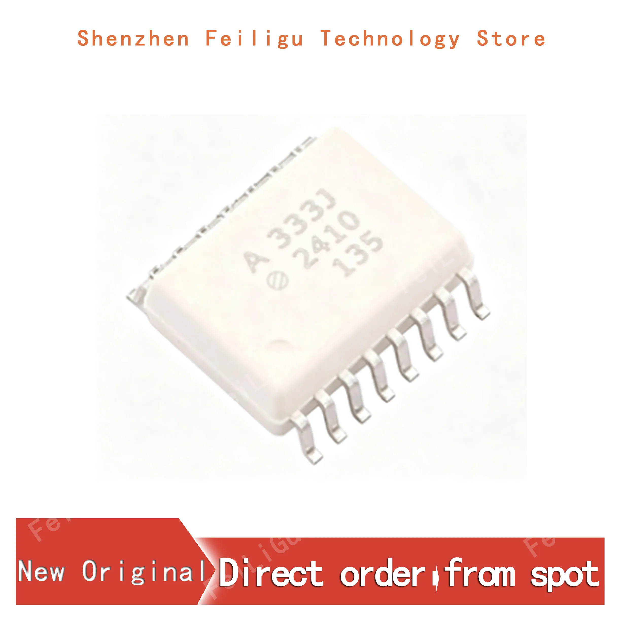 5/15/30/50Pieces 100% New original ACPL-333J-500E ACPL-333J Screen printing:A333J Package:SOP16 Logic output optocoupler
