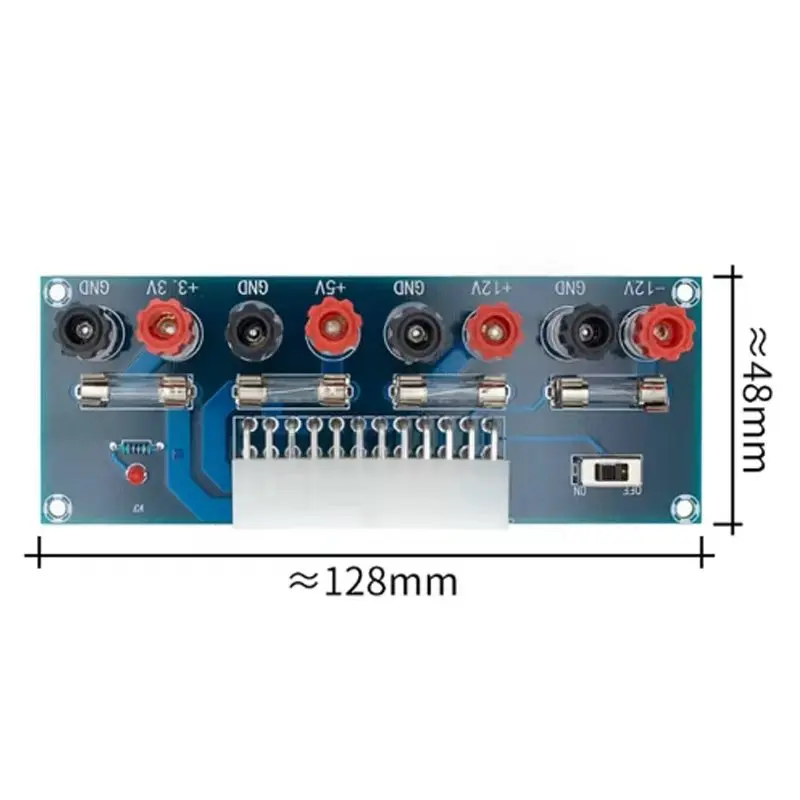 XH-M229 Desktop Chassis Power Supply ATX Adapter Board Takeout Board Outlet Module Power Supply Output Terminal Module