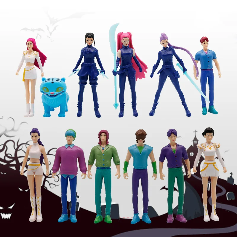 

2026 New Hot Anime Kpop devil Hunters Figure Model Toy Cartoon Gaming Peripherals Collection Figures Model Toy For Kid Fans Gift