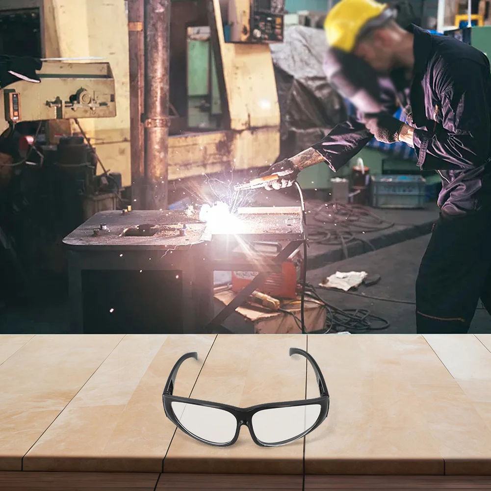16pCS Transparent Welding Glasses Safety For Welders Cutting Brazing Eye Protection Against Sparks And Light Tool Accessory
