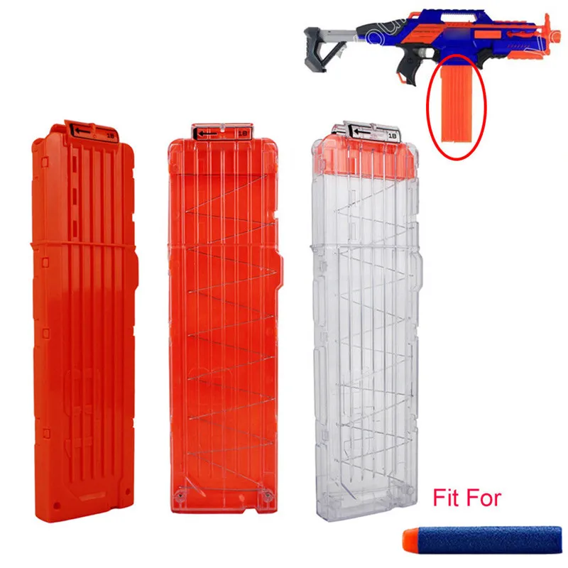 6-18 Bullet Clip Ersatz für Nerf Magazin Runde Darts Ersatz Spielzeugpistole Soft Bullet Clip für Nerf Spielzeug Jungen Geschenk