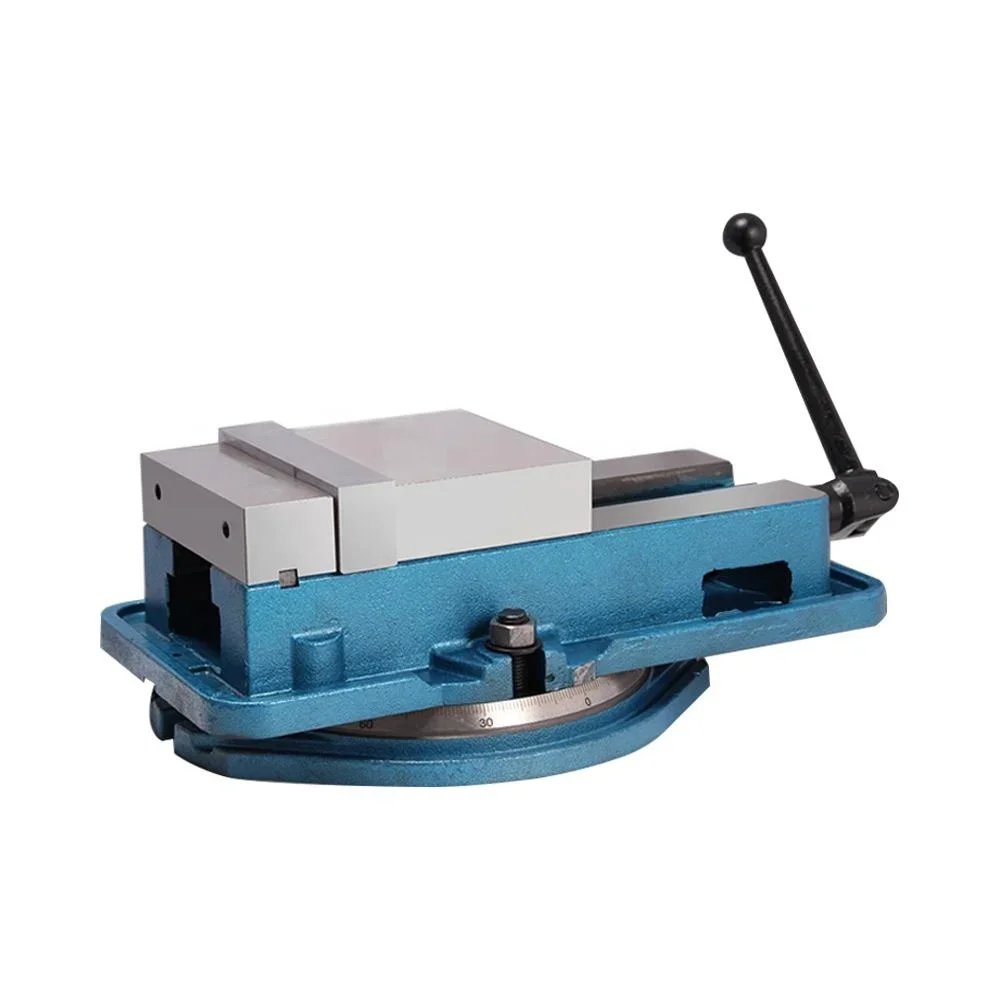 QM16200 200mm Cast Steel Bench Vise With 360-Degree around Base