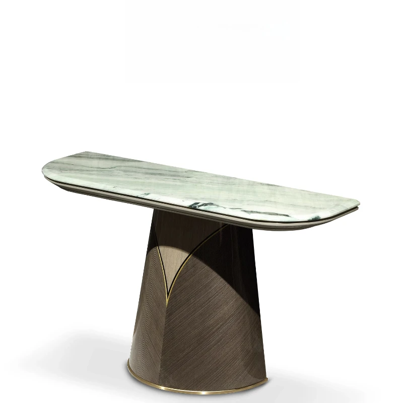 

Modern Italian light luxury marble entrance decoration cabinet