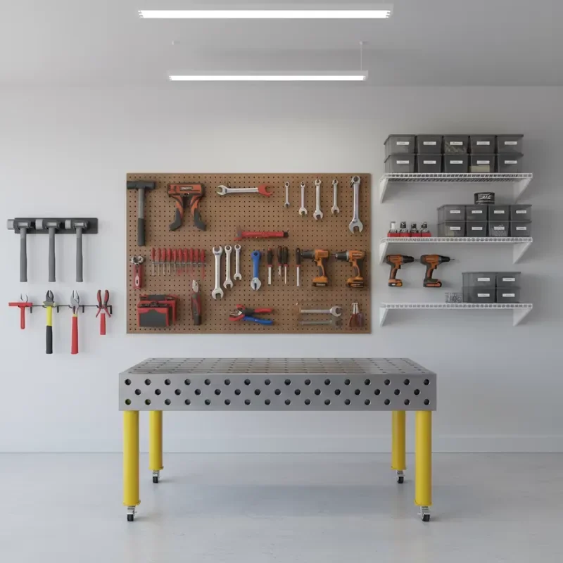 Wholesale CE Certified Workbench Adjustable Height Cast Iron 3D Welding Table with Clamps and Fixture