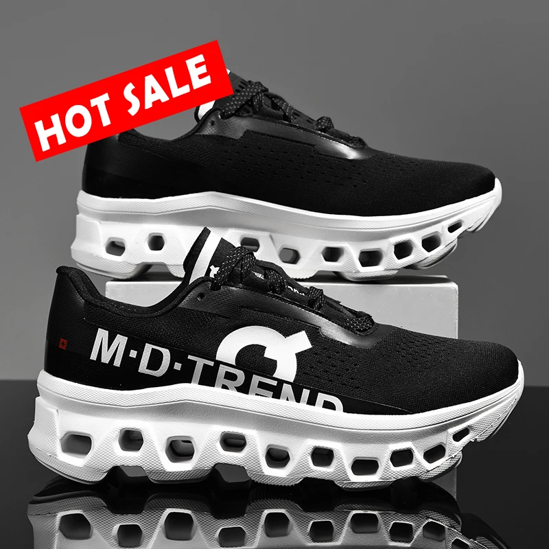 2025 coussin d'air chaussures de course Jogging Marathon hommes sport respirant léger femmes confortable antidérapant loisirs baskets