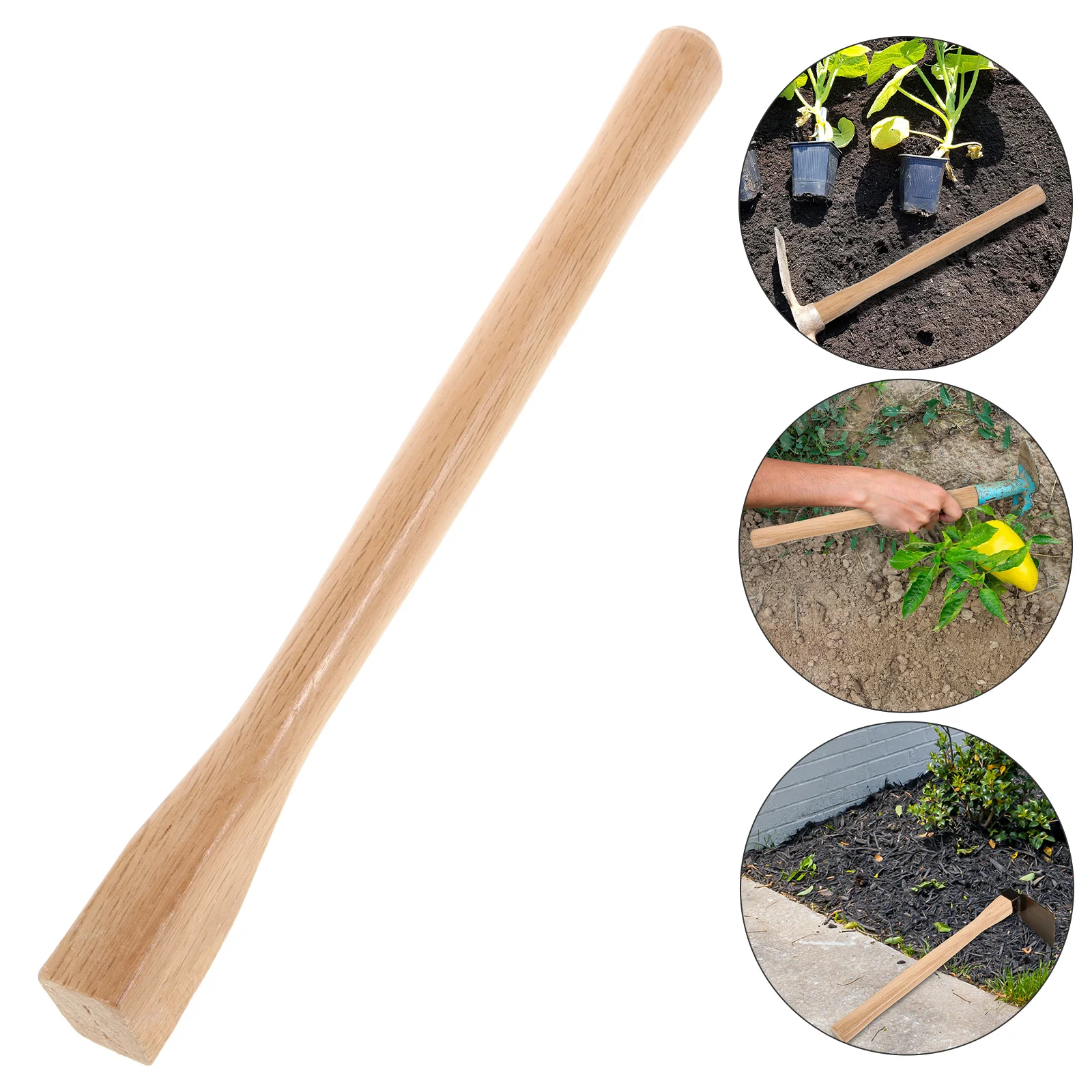 

Hoe Wooden Handle Tool Handles for Garden Work Tools Installation Supplies Replacement Replacements Carpenter