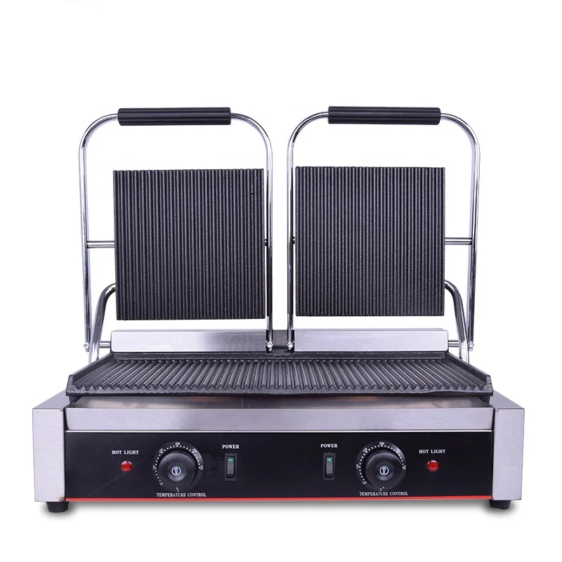 Supertise Snack food panini press grill /best quality panini grill sandwich maker /professional panini maker electric grill