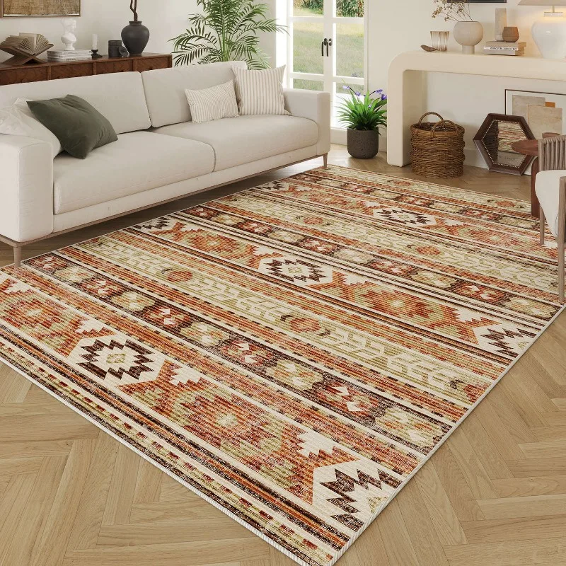 

Retro carpet ethnic style Persian living room sofa coffee table floor mat