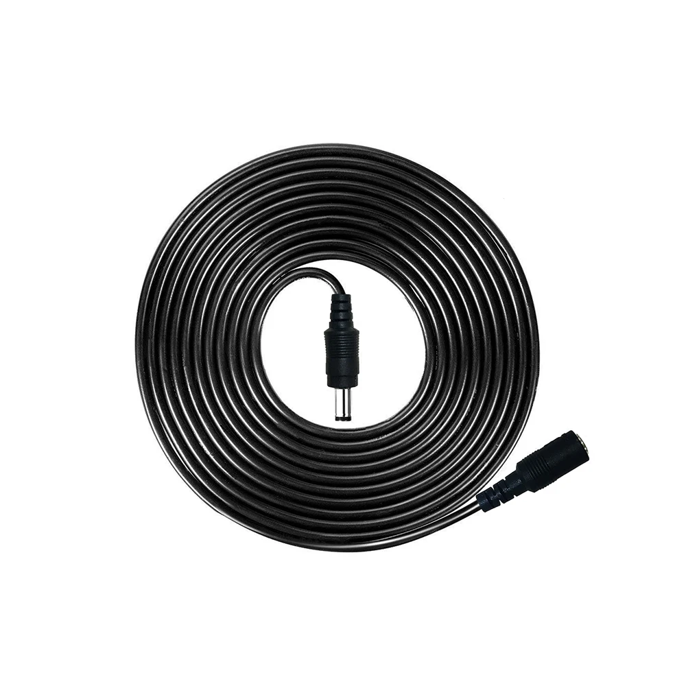 6 Meters DC 12V Power 5.5mmx2.1mm/20 FT DC Plug For CCTV Camera 3M/6M/10M 12 Volt  Extension Cable