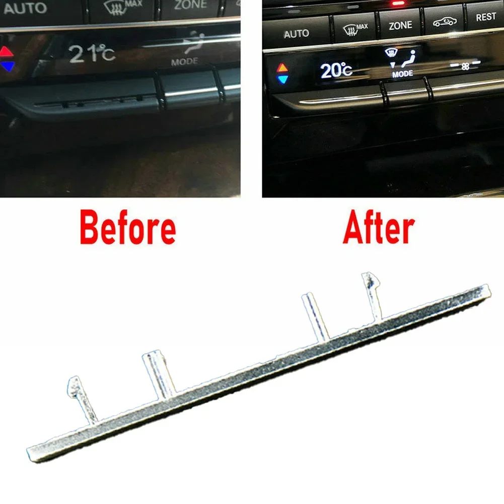ABS أ/ج درجة الحرارة وحدة التحكم تكييف الهواء أزرار الديكور الكسوة لمرسيدس W212 E-Class 2008-14 اكسسوارات السيارات الداخلية #2