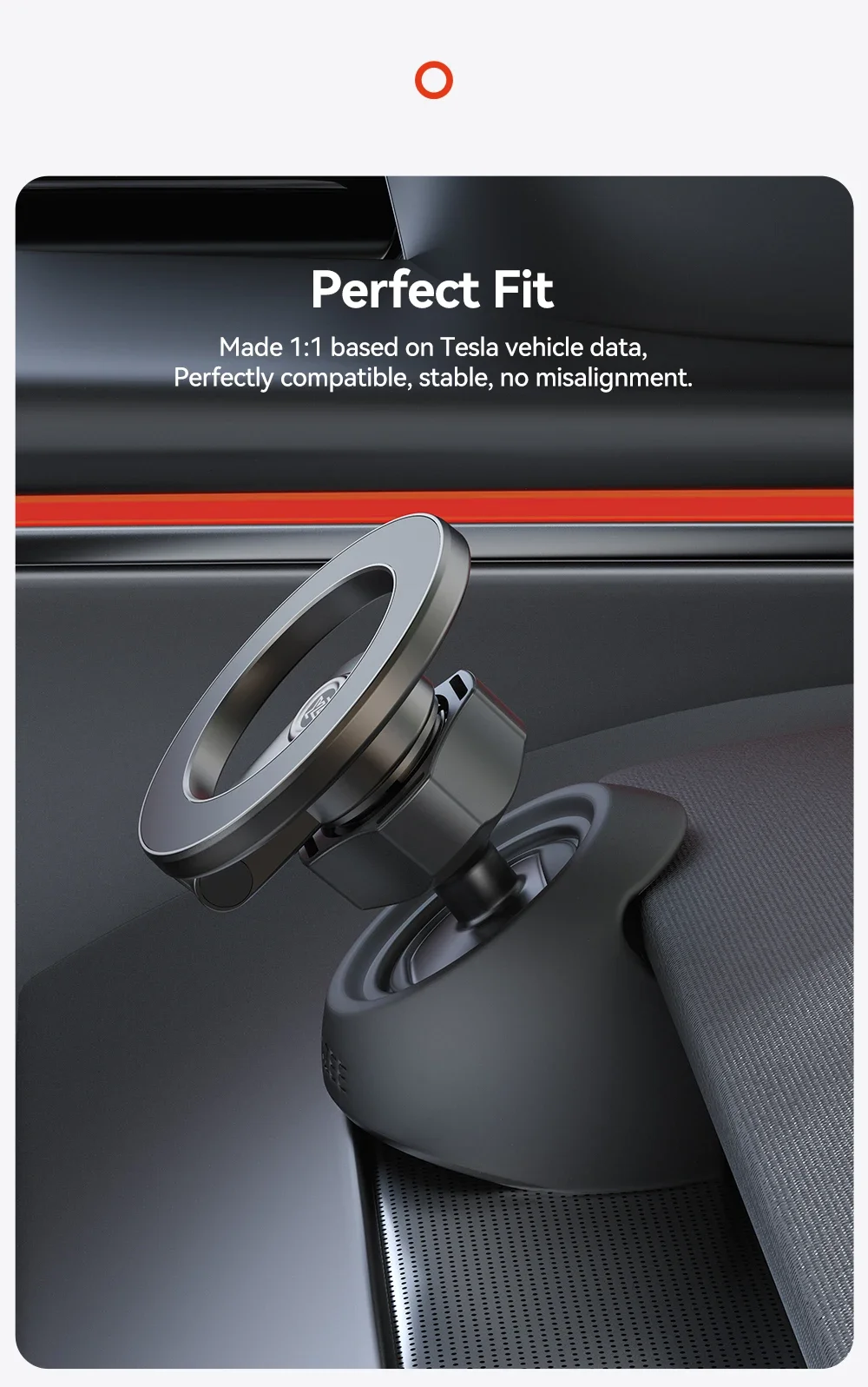 YZ Für Tesla Model 3 Y YL Highland Juniper Magnetische Auto-Handyhalterung 360° ° Drehbare Metall-Autohalterung, verschiedene Ausführungen, einfache Installation, Innenraumzubehör, Unterstützung für magnetische Telefone, Tesla – Detail 27
