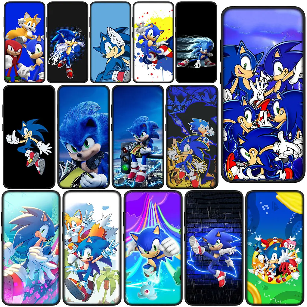 Anime Cartoon S-Sonics Hedgehog Phone Cover Case for Huawei Nova 3i 3 5t 2i 7 SE Mate 10 20 P20 P30 Pro 2 Lite Funda Soft Casing