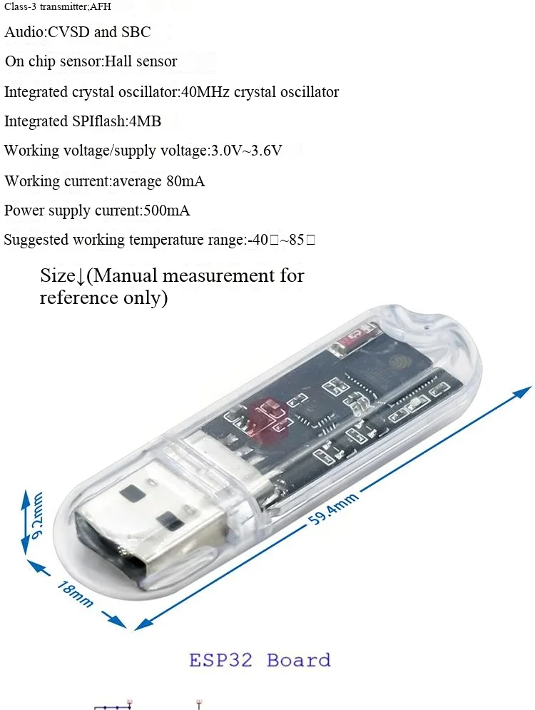ESP32-Entwicklungsboard, USB-Dongle, Bluetooth-Gateway, MicroPython, ESPHome – Detail 3