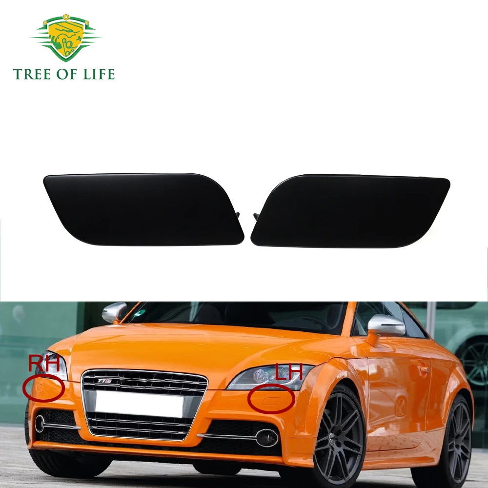 Для Audi TT TTS 8J 2007-2014: Крышка-заглушка привода омывателя фар переднего бампера 8J0807753 8J0807754 8J0807753B