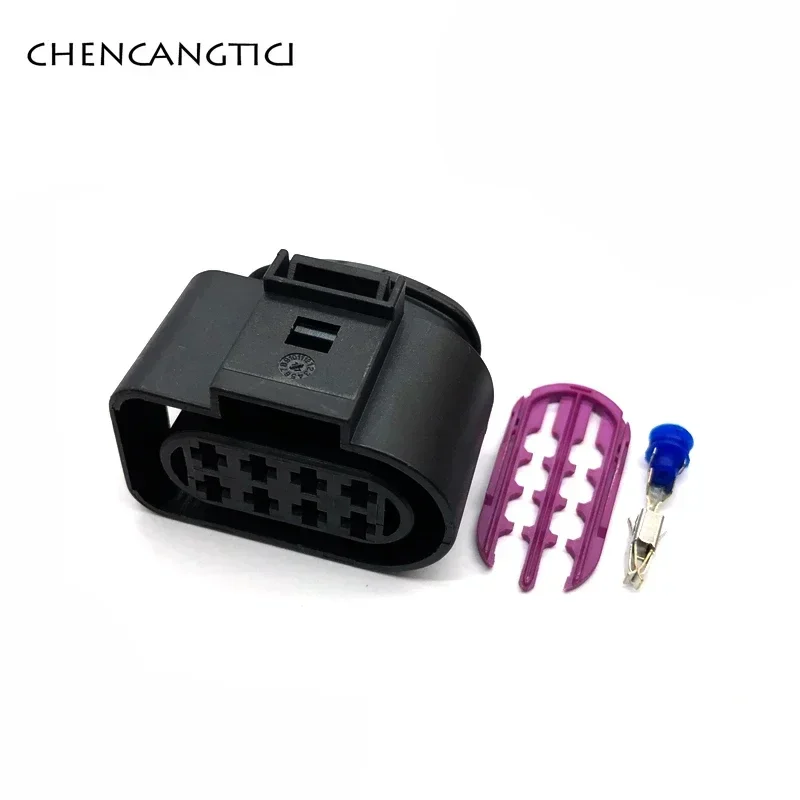 

1 Set 8 Pin Automotive Waterproof Wire Connector 3.5MM Plug Radar Taillight Light Socket For VW Audi 8D0 973 734 8D0973734