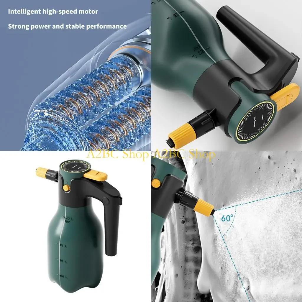 

A2BC Electric Car Wash Foam Sprayer Bottle High Performances Foam Sprayer for Efficient Cleaning & Quick Rich Foam Generation