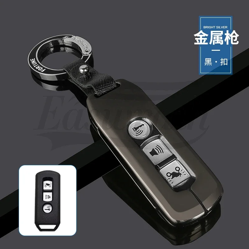 Car Zinc Alloy Car Keyless Smart Fob Key Case Cover For Honda PCX160 VISION SH350 160 PCX 125 Switch 150 ADV Wrench Accessories