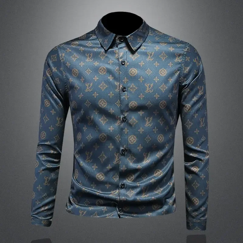 

Высококачественная рубашка с буквенным принтом рубашка с длинным рукавом облегающая модная новинка Весна 2024 Европейская мода брендовый Цветочный Топ