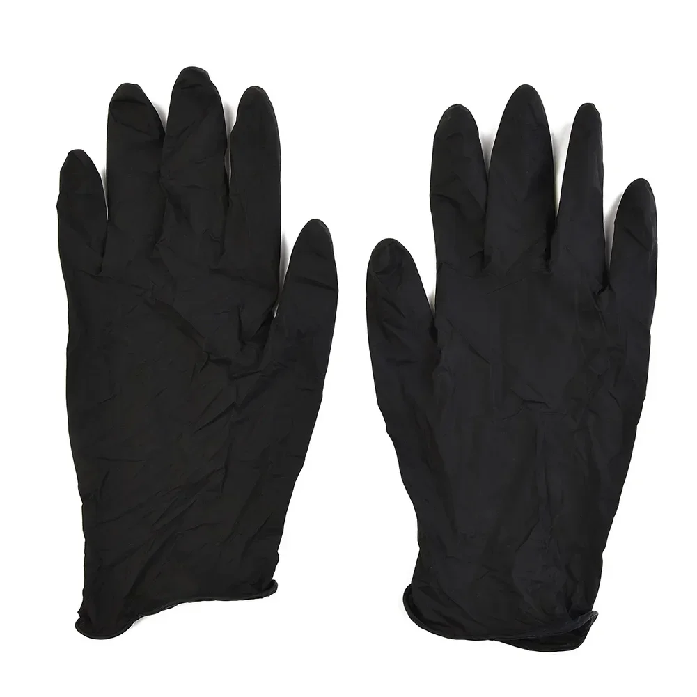 Guantes desechables de nitrilo de 20 piezas, guantes protectores de látex, guantes de cocina multifuncionales para limpieza del hogar y laboratorio