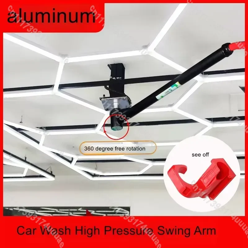 360 Degree Swivel Cantilever Boom Arm High Pressure Swing Arm for Car Wash Shop Auto Detailing Cleaning Equipment