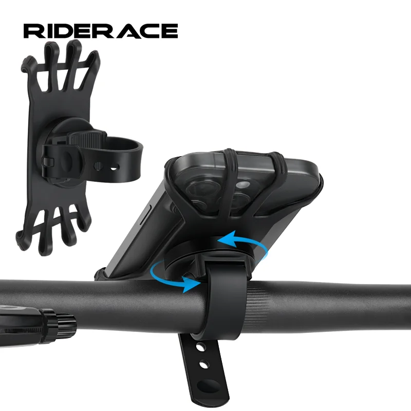 

Universal Bicycle Phone Holder Bike Computer Bracket 360 Degree Rotating Adjustable Silicone Non-Slip Cycling Accessories