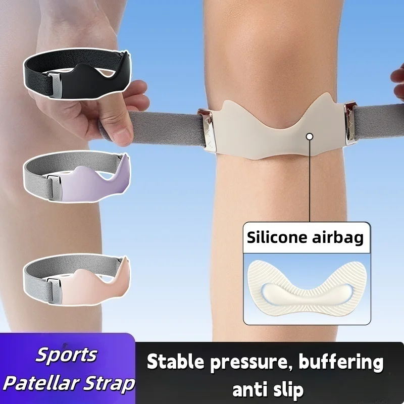 

1/2pcs Knee Support Straps Tendon Relief Breathable Elastic Sports Knee Brace for Runnig Hiking Basketball Gym Badminton Cycling