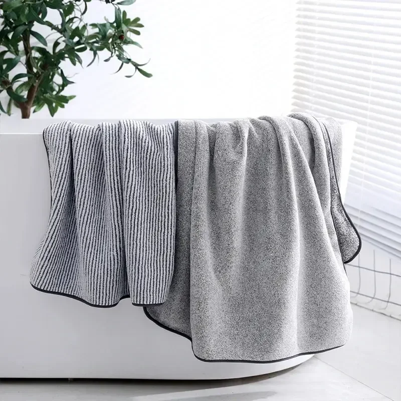 Thickened Women's Bath Towels for Adults Body Men's Fast Drying Microfiber Towel for Gym Sports Shower Robe for Spa Bath Home