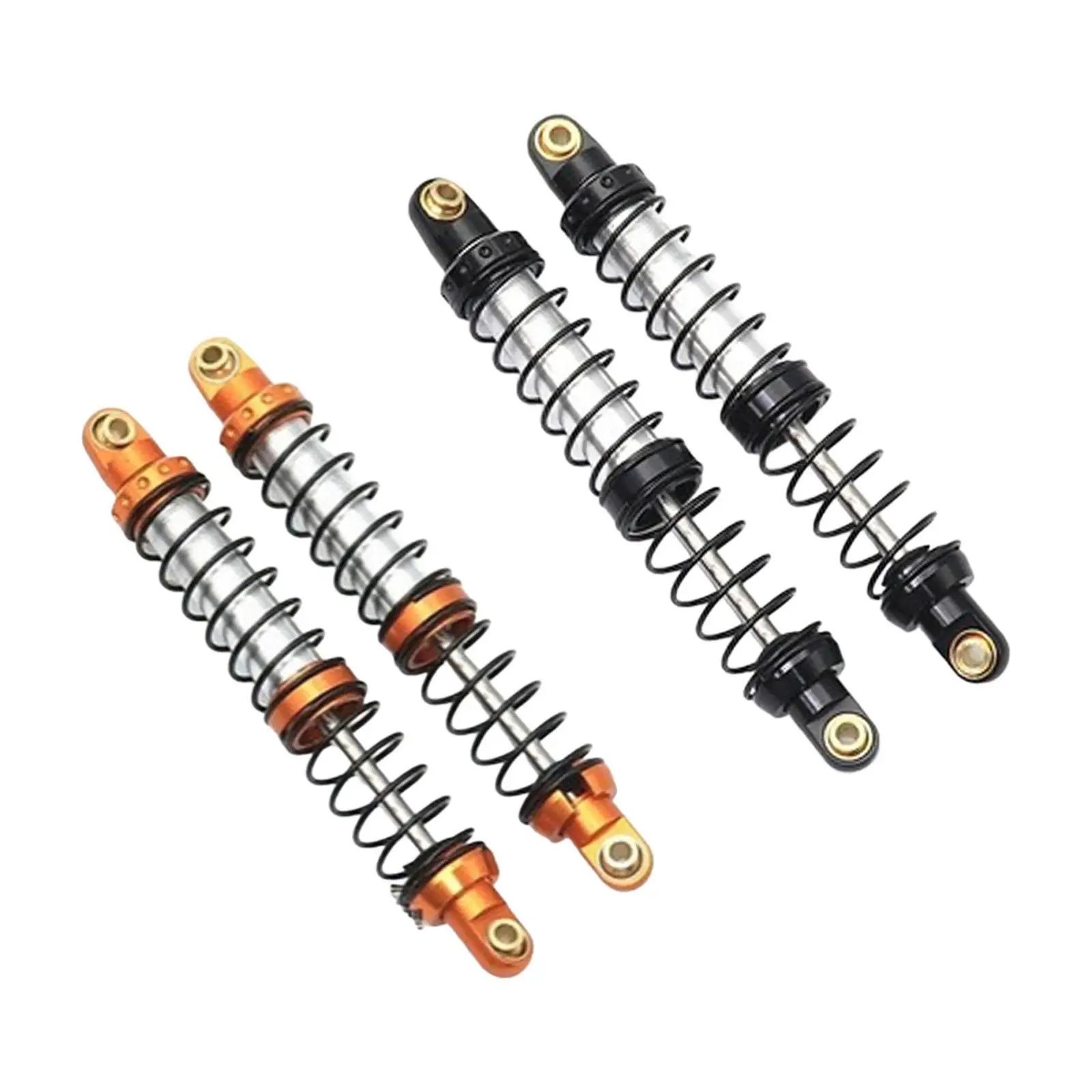 2Pcs 1:10 Double Section Spring Shock Absorbers Metal RC Dampers Model Accessory