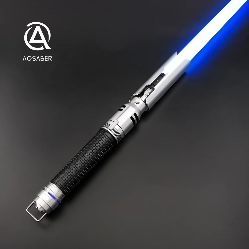 Cal Kestis Lightsaber Sword Color Sounds Changing Duel RGB Neopixel Metal Handle Force Laser Cosplay Kids Toys Gift