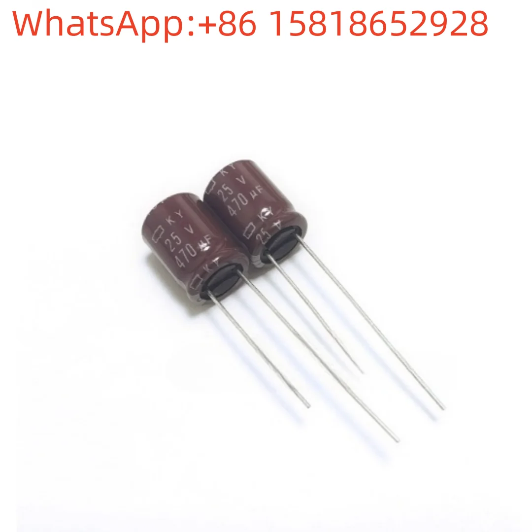 20pcs 470UF 25V Japan Black Diamond 25V470UF 10X12.5 KY high-frequency low-resistance electrolytic capacitor