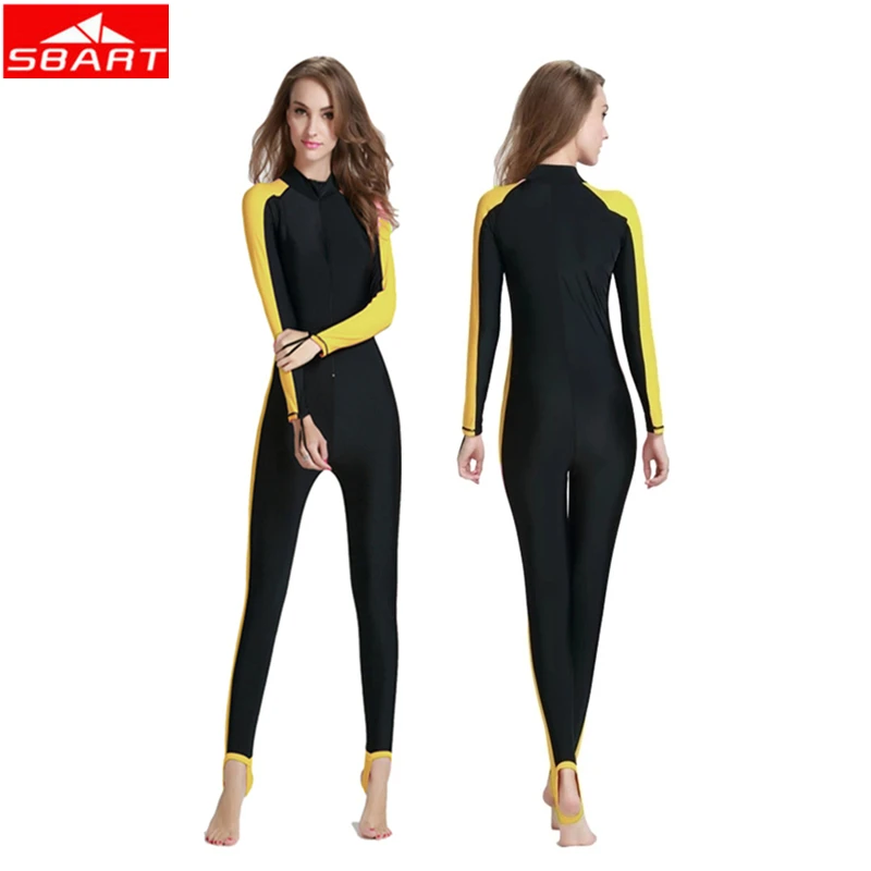 Sbart Duiken Pakken Voor Vrouwen Lycra Waterdicht Zwemmen Snorkelen Wetsuits Rash Guard Badpak Full Body Womens Surfen Wetsuits