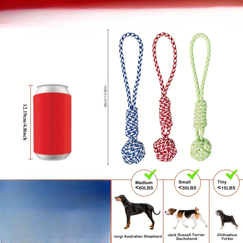Heavy Duty Rope Ball Toy 4