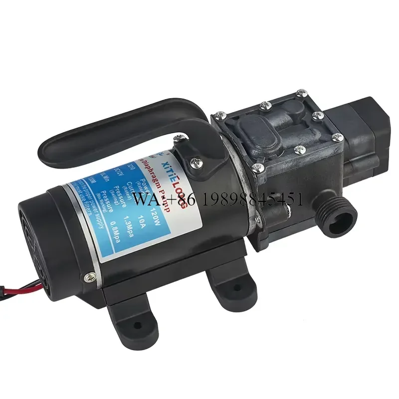 WMWMNU XTL3210YD 12V 120W Miniature Diaphragm Water Pump High Pressure for Home Appliance Automatic Farm Irrigation