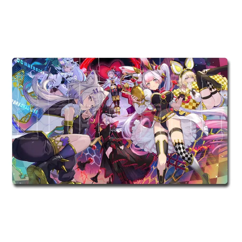 Yu-Gi-Oh Card Playmat 60x35cm Maris Alice Pad YGO Card Rubber Play Mat Duel Mat Board Gaming Competition Pad Mat