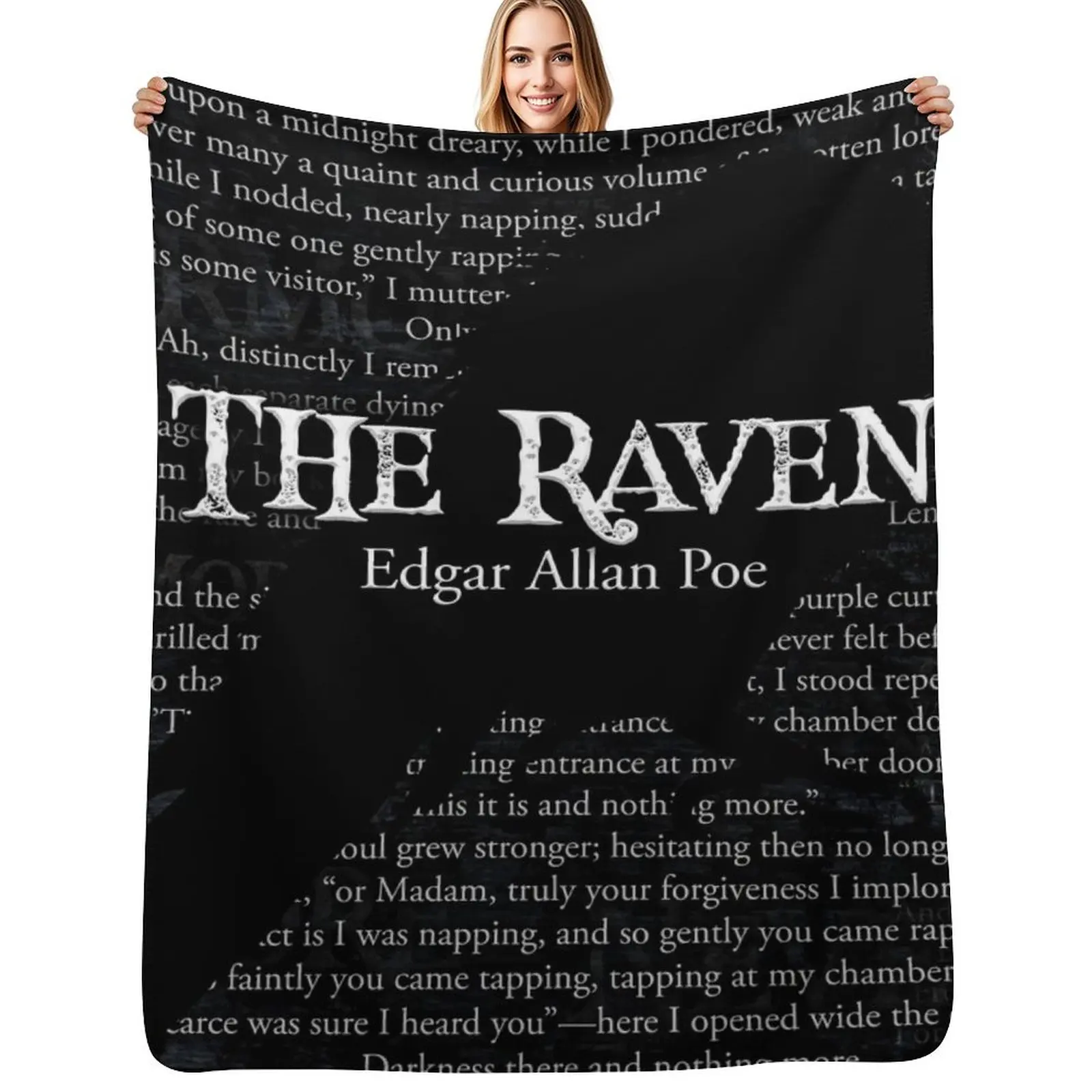 

The Raven Throw Blanket Shaggy Decorative Beds Baby Luxury St Blankets