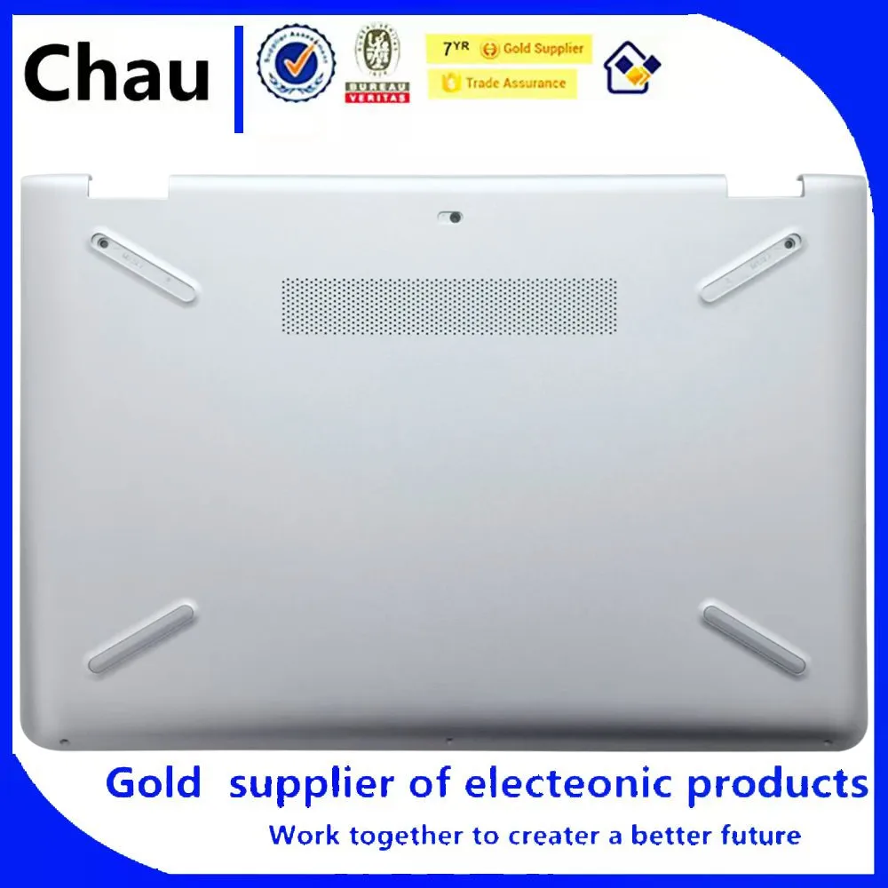 New For Chau Pavilion X360 14-BA 14M-BA TPN-W125 Laptop LCD Front Bezel cover /Bottom Base Cover Lower Case 924273-001