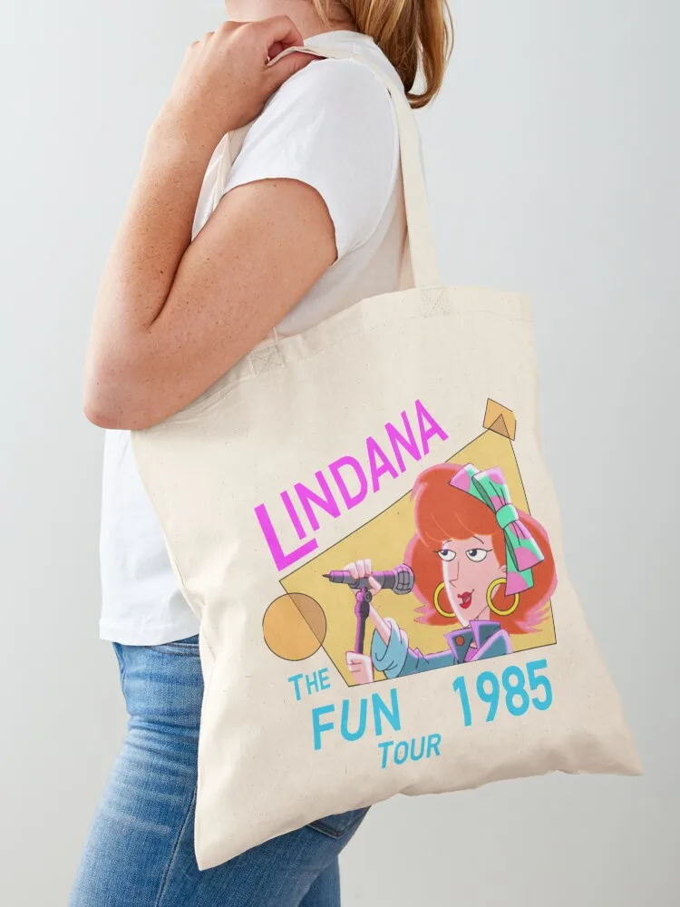 

Lindana - The Fun Tour! Tote Bag canvas shopping bag Shopper Big bag women foldable reusable