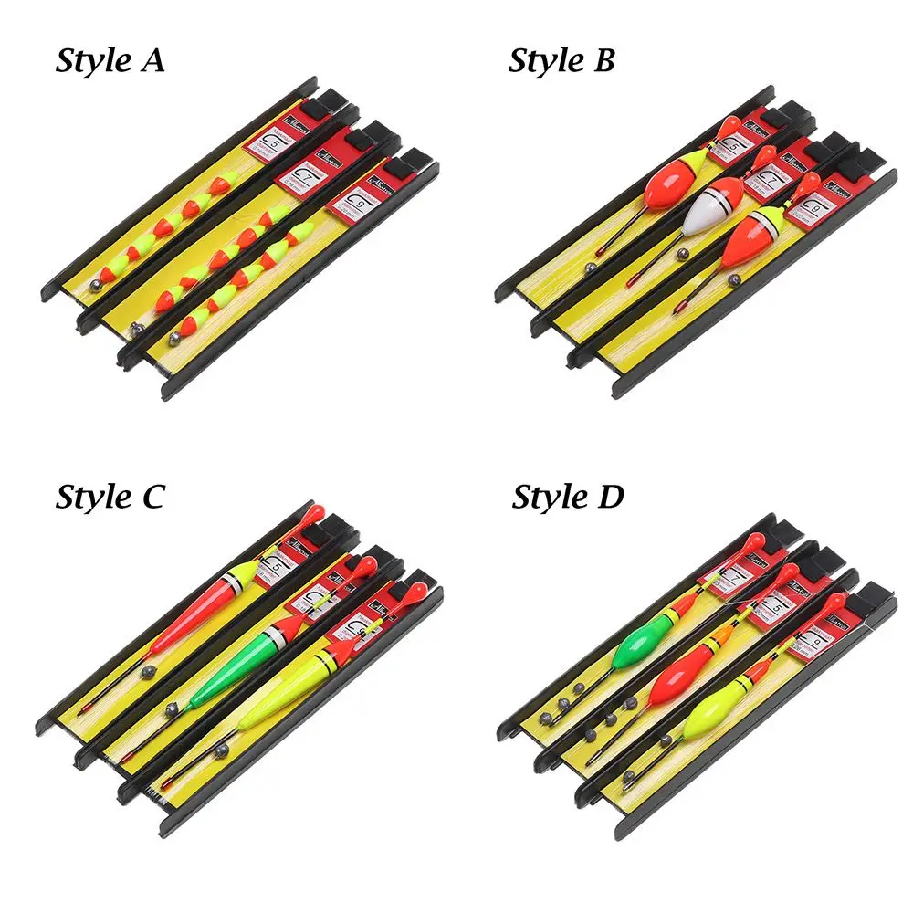 3 قطعة/الوحدة جديد أحجام متنوعة تتقلب الجليد الصيد إغراء تعويم ضوء عصا يطفو مؤشر يطفو Bobbers #5