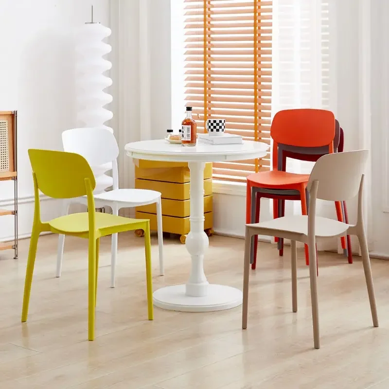 

Rental House, Dormitory, Study, Chair Fashion, Simplicity, Household, Thickened, Plastic, Stool, Adult, Dining Table, Backrest