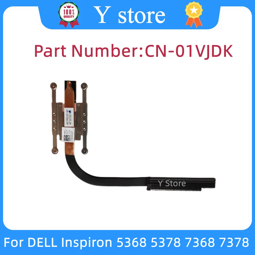 

Y Store NEW Original CPU Cooling Heatsink Fan For Dell Inspiron 5368 5378 7368 7378 Thermal Module 01VJDK 1VJDK CN-01VJDK