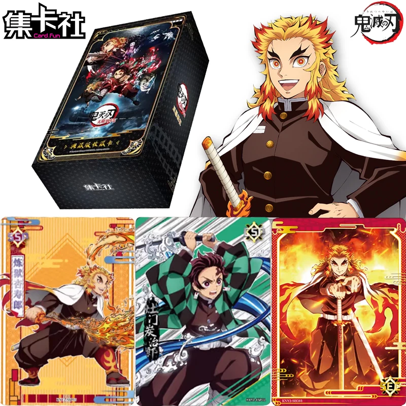 

Card.Fun Official Genuine Version Demon Slayer Card Infinite Train Anime Collection Cards Anime Peripheral Toys Flash Card Gifts