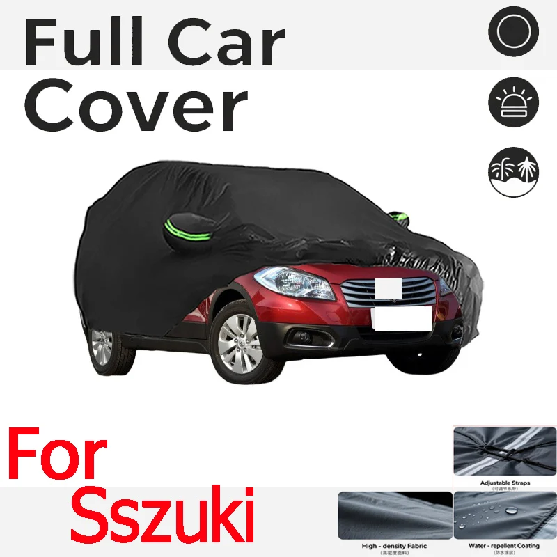 

Suzuki Full Black Cover: All-Weather, Dustproof – Waterproof, Windproof, UV-Resistant for Outdoor Element Guarding